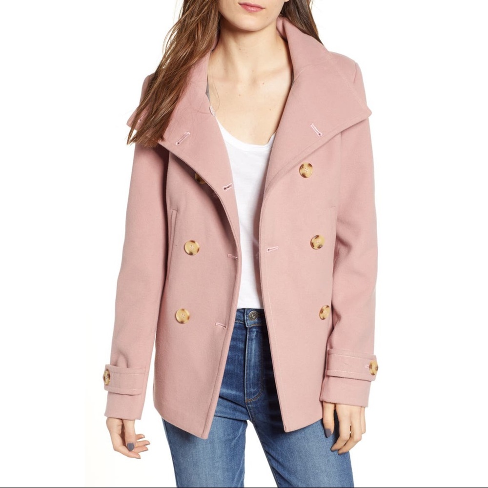 THREAD & SUPPLY Double Breasted Peacoat, size S